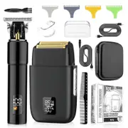 Men's Electric Shaver Multifunctional Whole Body Washing Hair Clipper Sets Digital Display Hairdresser Trimmer