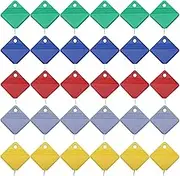 Be In Your Mind 30pcs Simple Needle Threader Sewing Machine Needles Accessories Suitable for Hand Sewing Knitting DIY (Red/Blue/Yellow/Purple/Green)