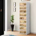 TAUS 9 Tiers-18 Pairs Shoe Organizer Foldable Shoe Storage Box Sneaker Cabinet