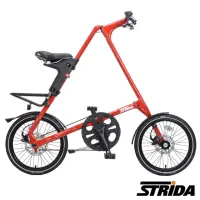 在飛比找momo購物網優惠-【STRiDA】速立達 18吋SX 單速碟剎折疊單車/三角形