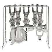 Godinger 84410 Monkey Bar Bartool Set - 6 Piece