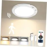 Rechargeable Motion Sensor Ceiling Light with Remote - Magnetic Wireless