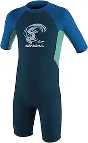 O'Neill Wetsuits Baby Toddler Reactor 2mm Spring Wetsuit, Slate/Sky/Ocean,