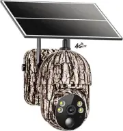 Cellular Trail Security Camera with Built-in 4G LTE SIM Card, 2K Game Camera