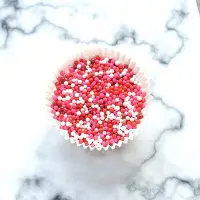 在飛比找Yahoo!奇摩拍賣優惠-▪3L系列▪情人節小圓珠1.9mm/烘焙/蛋糕裝飾用珠光彩糖