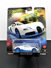 Hot Wheels 2025 Premium Car Culture Hammer Drop Bugatti Veyron White #1