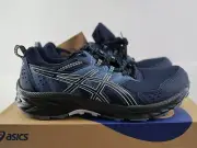 Asics Gel Venture 9 Men's 8.5 Trail Running Shoes Blue Black Athletic Sneakers