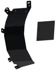 KFI Pro-Poly Plow Shield; Driver Side; Tapered Wing 106110
