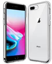 Tough On Slim Hybrid Phone Case for iPhone 7 Plus - 8 Plus - Clear