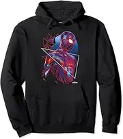 [Marvel] Spider-Man: Miles Morales Shattered Portrait Pullover Hoodie
