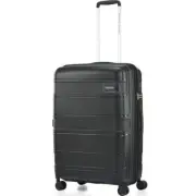 American Tourister Light Max Medium 69cm Hardside Suitcase Black 48199