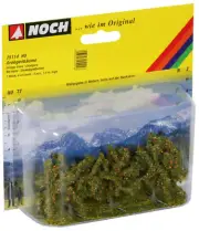 NOCH HO,TT,N Scale Orange Trees (3pcs, Height: 40mm)