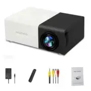 YG300 Portable Mini Movie Projector Suitable For Outdoor Black