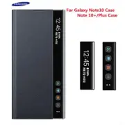 For Samsung Note 10/10+ Smart View Cover Mirror Flip Leather Case New