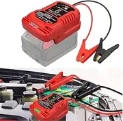 Car Jump Starters Adapter for Miwaukee18V M18 Battery Jumper Cables,12V Portable Jump Starter Charger Car Battery,Up to 3.5L Gas 6.5L Diesel Engines,Automotive Booster Cable Adapter(only adapter)