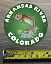 Arkansas River Sticker Colorado Fly Fishing Decal Trout Abel Ross Reels TFO