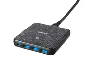 Anker PowerPort Atom III Slim (Four Ports) 65W 4 Port PIQ 3.0 & GaN Fast Charger Adapter