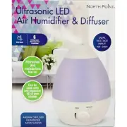Air Humidifier & Diffuser Portable Work Home Ultrasonic LED 7 Colors 100-240V