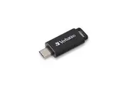 Verbatim USB Type-C 3.2 Gen 1 Flash Drive 32GB File Storage For Smartphone Black