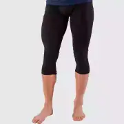 Zensah Base Layer 3/4 Compression Capris Black Size L/XL