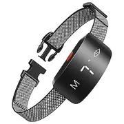 Upgrade Touch Screen Anti Bark Dog Collar IP67 Waterproof Rechargeable Electric Shock Vibration Beep No Barking Auto Training Collar For Dogs