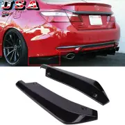 For Honda Accord Civic Rear Bumper Lip Splitter Diffuser Canards Spoiler Gloss (for: Honda)
