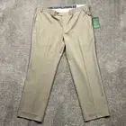 Lauren Ralph Lauren Pants Mens 38x30 Tan Flat Front Classic Fit UltraFlex