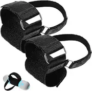 BRIGHTFUFU 1 Pair Ankle Dumbbell Weight Belt Dumbbells Cable Ankle Straps Gym Tibialis Trainer Foot Strap Dumbbell Strap Holder Feet Weight Lifting Strap Dumbbell Foot Straps Ribbon