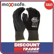 Maxisafe GNN192-09 Black Knight Gripmaster Coated Gloves 1 Pair - Large (L)