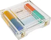 SunnyLife Women's Lucite Poker Set