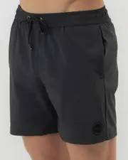 [Skylark] Skylark Men's Bind Elastic Waist Shorts in Black Size Large L Black
