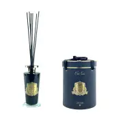 Cote Noire Diffuser Pink Champagne, 500ml Grand Gold & Black Glass