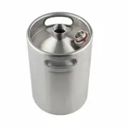 Beer Keg Mini Growler Stainless Steel 5lHome Pressurized Bottle Portable Brewing