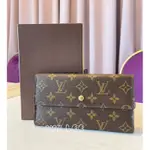 LOUIS VUITTON 路易威登 M61217 原花 發財包 長夾 二手精品