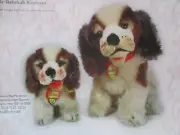 7p Steiff COCKER SPANIELS Toy History Article / Kaufman