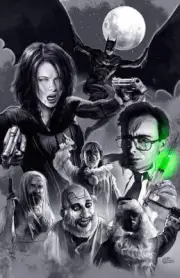 UNDERWORLD BATMAN Re-Animator Art Print Poster mash-up Scott Jackson