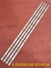 4pcs LED strip For HISENSE H43A6100 43H6E JL.D42581330-003AS-M 43RGE JHD425S1U51