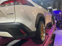 在飛比找Yahoo!奇摩拍賣優惠-TOYOTA CROSS 18吋金色BBS鋁圈 5X114.