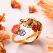 Nausicaa Fox-Squirrel Ring, Japanese Handmade Jewelry, Official Studio Ghibli