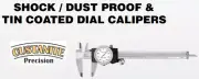 0-6" SHOCK/DUST PROOF & TIN COATED DIAL CALIPERS ITEM NUMBER PR2155006(FL)