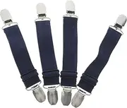 MOBUTOFU Adjustable Boot Clips Elastic Straps 4 Pack for Motorcycle Riding Sports