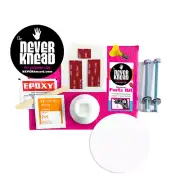 STOP KNEADING CLAY! WHITE NEVERknead DIY PARTS KIT Polymer Clay Condition Tool