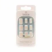FRENCH MANICURE ARTIFICIAL NAILS - LONG PINK 24PC
