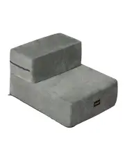 [PaWz] Portable Pet Stairs 2 Step Ramp in Grey