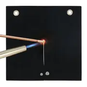 Welding Blanket, 12" x 12" Carbon Fiber Heat Shield Welding Mat, Up To 1800°F Heat Resistant, Flame Protector Pad Plumbing Hole Propane Torch, Soldering Pad with Metal Grommets for Copper