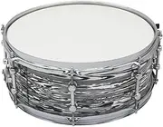 FFYUEEE 14-Inch Horse-Print Snare Drum, Electroplating Process, Adjustable Percussion Instrument, with Strap and Stick