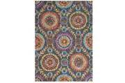 Designer Handmade Wool Rug-Vine 6266-Smoke/Blue