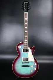 Epiphone Inspired by Gibson Les Paul Standard 60s Figured Blueberry Burst Saka