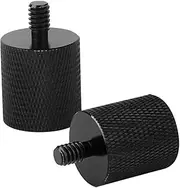 Abaodam 2Pcs Mic Stand Adapter to Screw Durable Microphone Screw Easy to Install Compatible with Mic Stands for Professional and Personal Use