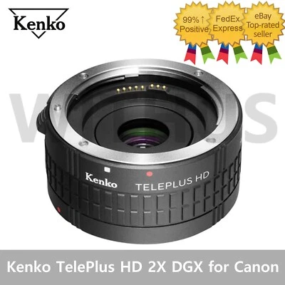 Kenko TelePlus HD 2X DGX Teleconverter Lens for Canon EOS EF/EF-S - Tracking